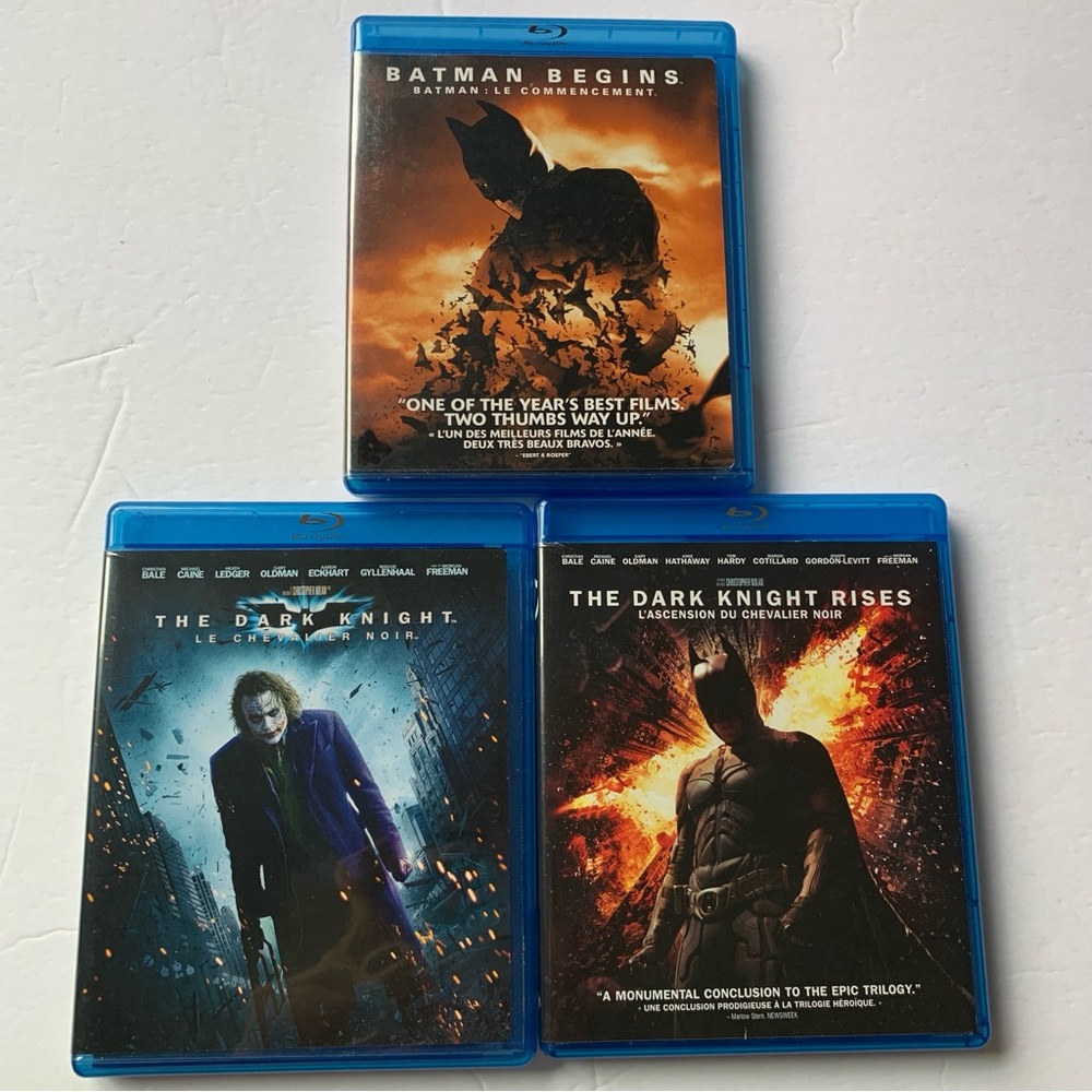 💙 Batman Trilogy Blu-ray Collection